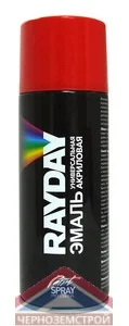 Эмаль-аэрозоль Акрил. Красная RAL 3020 "RAYDAY" 520мл