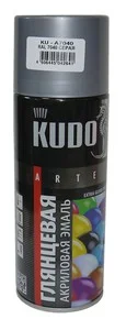 Серая Эмаль- аэрозоль Акриловая RAL 7040 KUDO 520 мл.