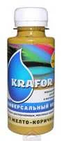 Колер паста "КРАФОР"  0,1 кг желто-коричневая № 3