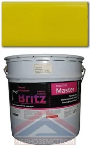 Эмаль ПФ-115 желтая 20 кг Мастер "БРИЦ"