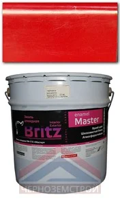Эмаль ПФ-115 красная 20 кг Мастер "БРИЦ"