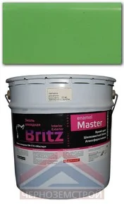 Эмаль ПФ-115 салатная 20 кг Мастер "БРИЦ"
