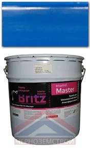 Эмаль ПФ-115 синяя 20 кг Мастер "БРИЦ"