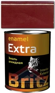 Эмаль ПФ-115 вишневая 1,9 кг ГОСТ "БРИЦ"