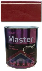 Эмаль ПФ-115 вишневая 1,9 кг Мастер "БРИЦ"