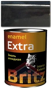 Эмаль ПФ-115 черная 1,9 кг ГОСТ "БРИЦ"