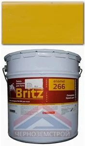 Эмаль ПФ-266 золотисто-коричневая 20 кг  ТУ "БРИЦ"