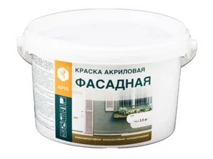 Краска фасадная Акриловая  3,5кг "APIS" 