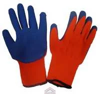 Перчатки Зима обливные/София оранжевые