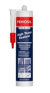 Герметик силиконовый термостойкий "PENOSILPremium High Temp Sealant" 280 мл. КРАСНЫЙ