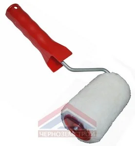 Валик из искуственного меха с ручкой 100 мм ворс 10 мм 