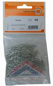 Гвоздь финишный оцинкованный 1,6х20 100 г