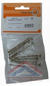 Шуруп унив. желто-пассив. 4х60 10 шт