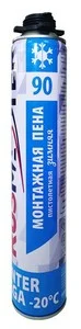Пена монтажная зимняя профессиональная RUS MASTER WINTER MEGA -20°C 90 900мл