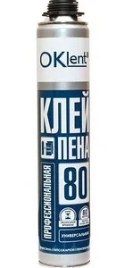 Клей-пена проф OKlent 80 всесезонная 1000 мл