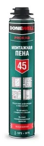 Пена монтажная профессиональная  полиуретановая DONEWELL 45 1000 мл