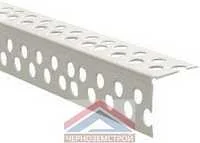 Угол ПВХ перфорированный 25х25мм L-3,0м