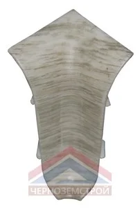 832 Дуб ведре угол внутренний к плинтусу ПВХ "WIMAR" 