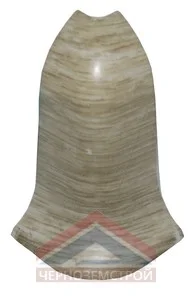 832 Дуб ведре угол внешний к плинтусу ПВХ "WIMAR" 