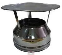 Оголовок d 200 х 115 нержавеющая сталь 0,5 мм