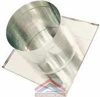 Потолочно-проходной узел нержавеющая сталь. 0,5 мм  d 200