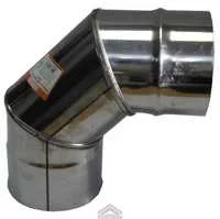 Колено угол 90° нержавеющая сталь 0,8 мм d 115