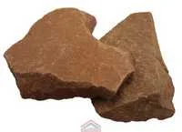 Камни для сауны малиновый кварцит 20 кг колотый