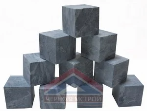 Камни для сауны талькохлорит Кубики 40*40*40 18кг