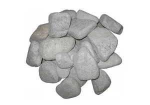 Камни для сауны Кварц Белый 10кг обвалованный