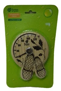 Термометр для бани "ЛАПТИ" Банные Штучки