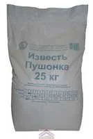Известь пушонка гашеная 25 кг 