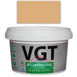 Шпатлевка по дереву "Экстра" Бук 1,0 кг "ВГТ"