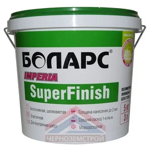 Шпаклевка готовая IMPERIA SUPER FINISH ведро 5 кг "БОЛАРС"
