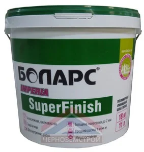 Шпаклевка готовая IMPERIA SUPER FINISH ведро 18 кг "БОЛАРС"