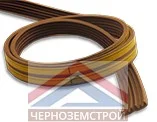 Уплотнитель  Е-9 х 4 КОРИЧНЕВЫЙ 150 м/п